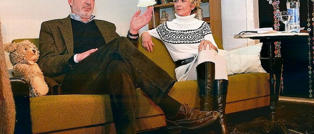 Neben privaten Plaudereien stellte Potsdams Oberbürgermeister Jann Jakobs auf der Couch von Tatjana Meissner auch Auszüge aus seinem Lieblingsbuch Alte Liebe von Elke Heidenreich und Bernd Schröder vor.