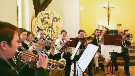 Gutes Niveau: der Wilhelmshorster Posaunenchor.