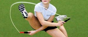 Sarah Baganz am Sonntag in Beelitz: In Ostdeutschland ist sie die Beste.