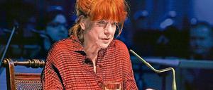 Den Wahnsinn im Blick. Hannelore Hoger bei ihrem Auftritt in Potsdam.