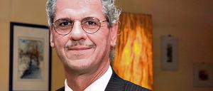 Peter Kames gestern vor der Pressekonferenz im Hotel zur Insel.