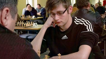 Heute am Spitzenbrett. Clemens Rietze entschied die dritte Runde für sich.