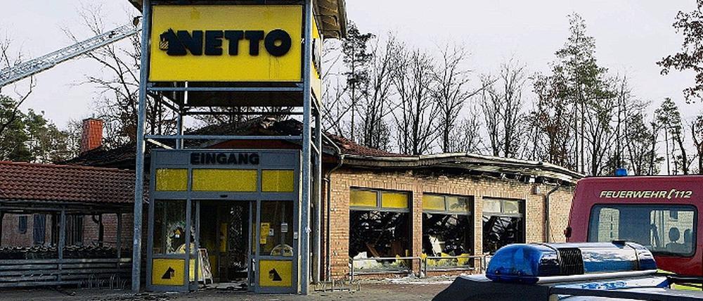 Bild der Zerstörung am Samstagmorgen: Der Schaden dürfte die Million überschreiten.