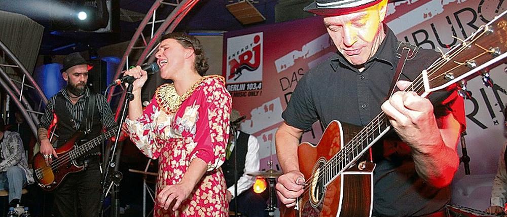 Bummbumm im Kleinstadtdschungel: Emiliana Torrini am Montagabend in Teltow.