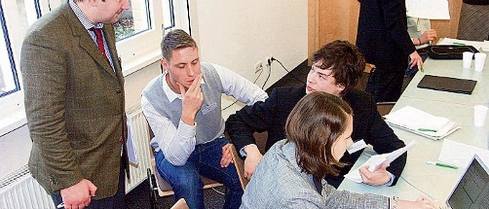 Probelauf. 50 Studierende haben Weltklimagipfel geprobt.