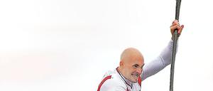 Kraftvoller Paddelzug. Ronald Rauhe vom KC Potsdam sieht seine Zukunft im Kajak auf der 200-Meter-Strecke.