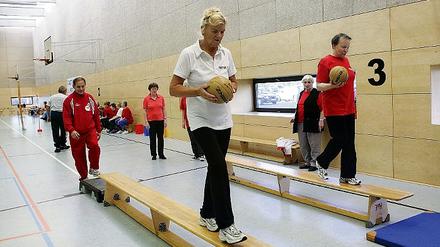 Koordination war gefragt beim Seniorensportfest.