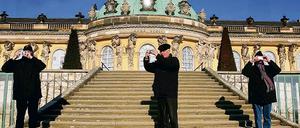 Potsdams Hauptattraktion neben dem Krongut Bornstedt ist nach wie vor das Schloss Sanssouci. Rund 331 100 Menschen besichtigten das Bauwerk im Jahr 2008.