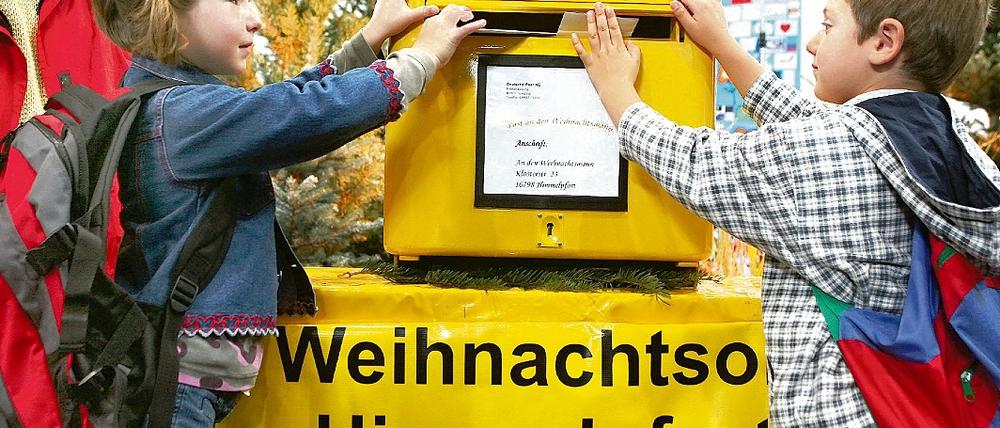 Als erste Weihnachtspostfiliale öffnet Himmelpfort.