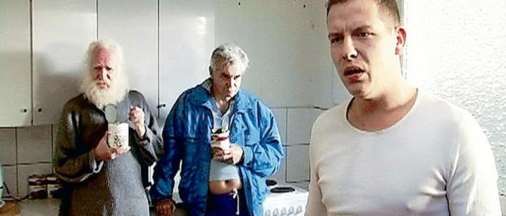 Rauhe Liebeserklärung. Szene aus dem HFF-Film Weltstadt.