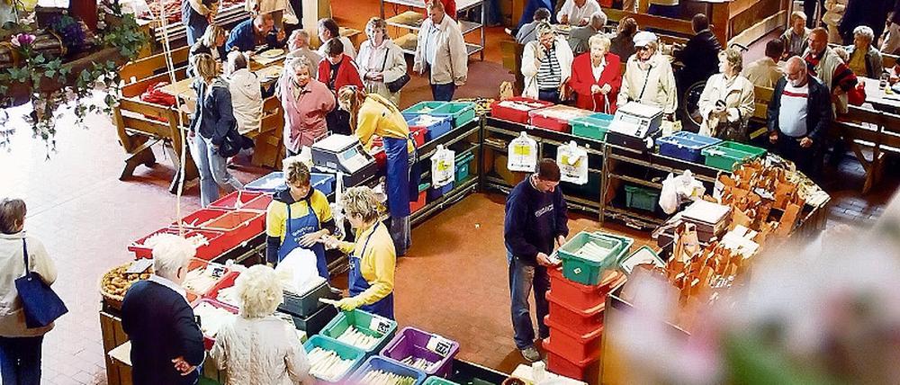 Zentraler Anlaufpunkt: Die Dekoscheune.