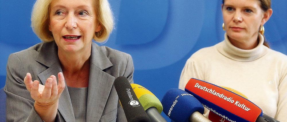 Frauen in Führungsposition. Fraktionschefin Wanka und ihre Stellvertreterin Funck wollen Ruhe in der Partei.