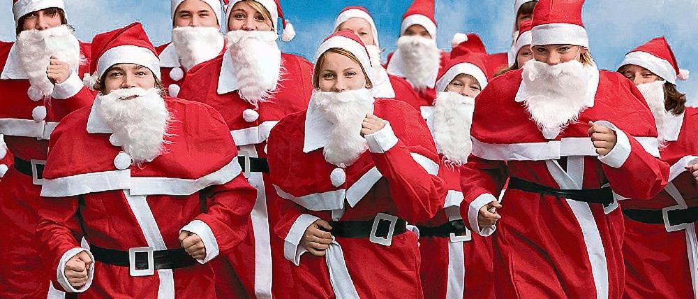 300 Weihnachtsmänner sollen am Nikolaustag durch Michendorf laufen.