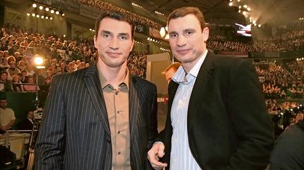 Vier Fäuste für ein Bambi: Wladimir und Vitali Klitschko (r.).