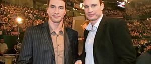 Vier Fäuste für ein Bambi: Wladimir und Vitali Klitschko (r.).