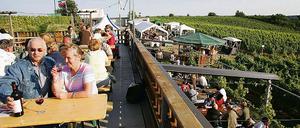 Wein direkt vom Erzeuger  dennoch ist die Weintiene laut neuem Landesgesetz ein Gewerbe und muss dementsprechend angemeldet werden. Die Auflagen wären aber zu groß, sagt Weinberg-Betreiber Manfred Lindicke. Zusammen mit anderen märkischen Weinbauern drängt er auf eine Sonderregelung für Straußwirtschaften.