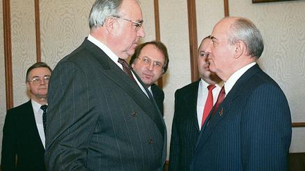 1990 in Moskau: Helmut Kohl und Michail Gorbatschow.