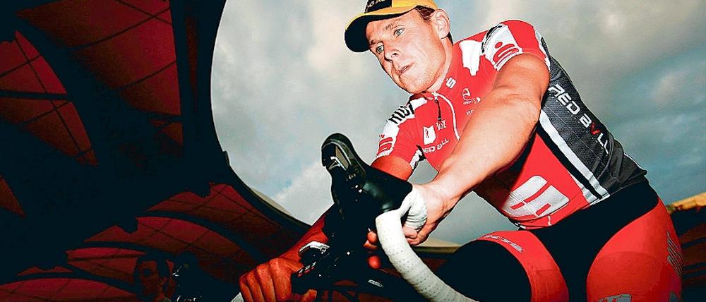 Angriffslust in Amsterdam. Robert Bartko hier bei den diesjährigen Deutschen Bahnradmeisterschaften in Erfurt will mit seinem Teamkollegen Roger Kluge bei den Sixdays in den Niederlanden einen Podestplatz.