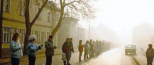 Ein Glied in der Kette: Die Beelitzer forderten 1989 die Erneuerung.
