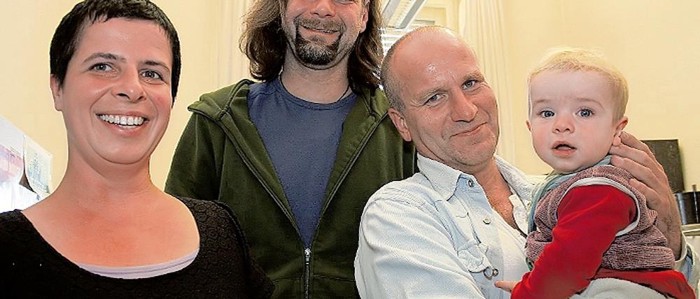 Neue Andere: Julia Laabs, Christian Kube und Gregor Voehse.