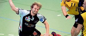 Wieder ganz der Alte. Lars Melzer  hier im Heimspiel gegen Altenholz  war zuletzt beim 30:29-Auswärtssieg des VfL Potsdam in Hannover zwölffacher Torschütze. Morgen Abend erwartet er mit seinem Team den Dessau-Roßlauer HV.