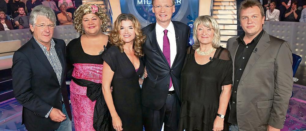 Glücksduo. Wer-wird-Millionär-Moderator Günther Jauch, Alice Schwarzer.