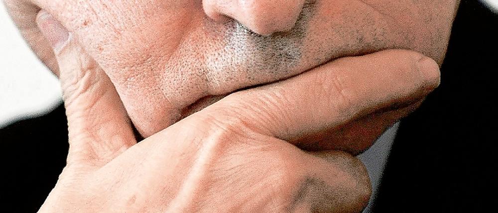 Nachdenklich  aber unbeirrt: Franco Stella hält am Schlossauftrag fest.