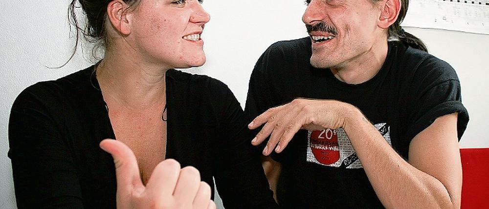Laden in die Schreckenskammer ein: Nora Raetsch und Gregorio Amicuzi.