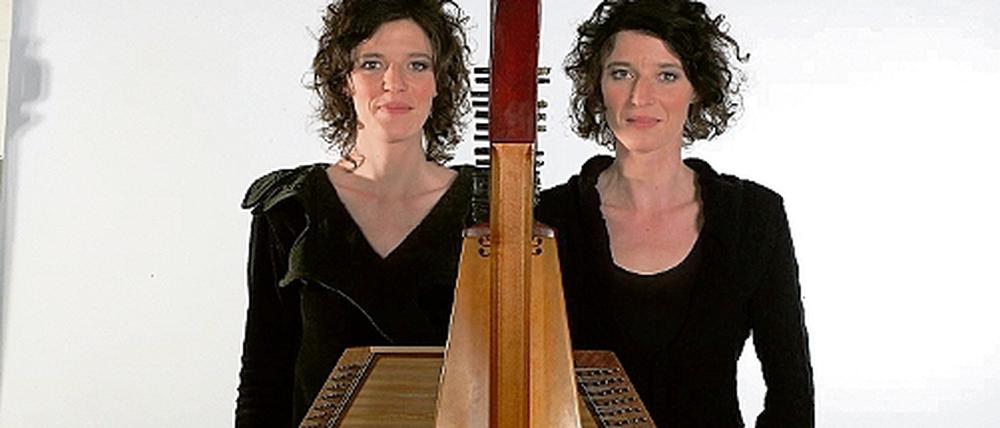 Geschwisterlich. Johanna (l.) und Elisabeth Seitz.