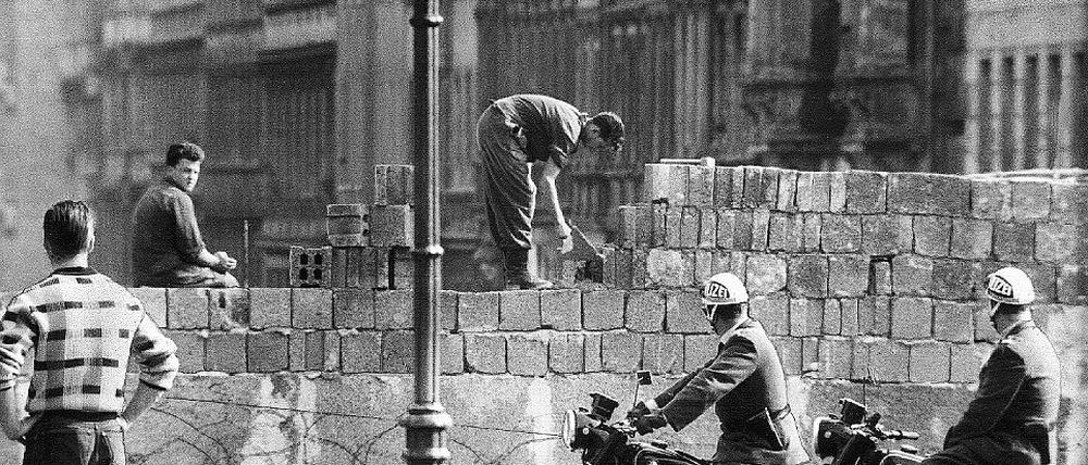 Abgeriegelt. Der Mauerbau in Berlin begann am 13. August 1961.