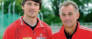 Durchgestartet. 400-Meter-Mann Thomas Schneider wurde von seinem Trainer Jochen Wiedemann zum WM-Staffelläufer geformt.