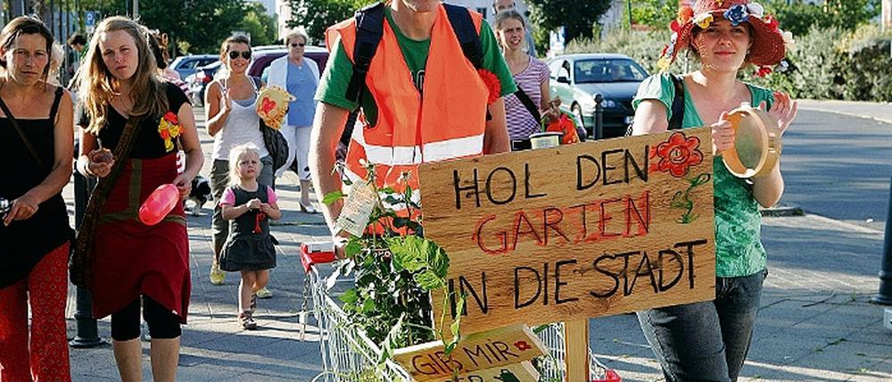 Stadt-Garten. Das wollen die Studenten der FH-Sommerakademie.