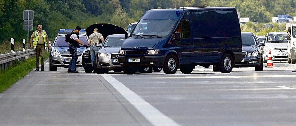 Gefangen. Das brandenburgische SEK beim Einsatz auf der A 9.