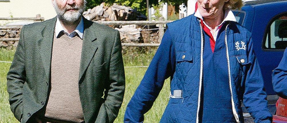 Dauerstreit: Markus Meckel und Ex-Nachbarin Angelica Gräfin von Arnim.