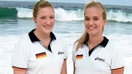 Neu im Team. Laura Weihenmaier (links) und Sandra Sydlik sind derzeit noch in Mexiko und verstärken künftig die Erstliga-Mannschaft des SC Potsdam.