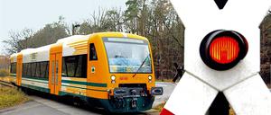 Außer Betrieb. Fahrzeuge dieses Typs musste die Ostdeutsche Eisenbahn am Montag stilllegen. Diese Bahnen für Regionalstrecken sind bundesweit bei Eisenbahngesellschaften im Einsatz.