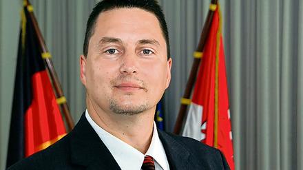 Geehrter Lebensretter. Thomas Mittelstädt rettete ein Unfallopfer.