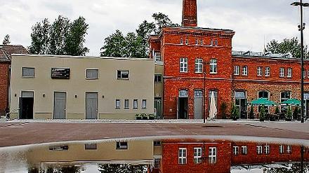Dunkle Wolken: Das Waschhaus am gestrigen Nachmittag.