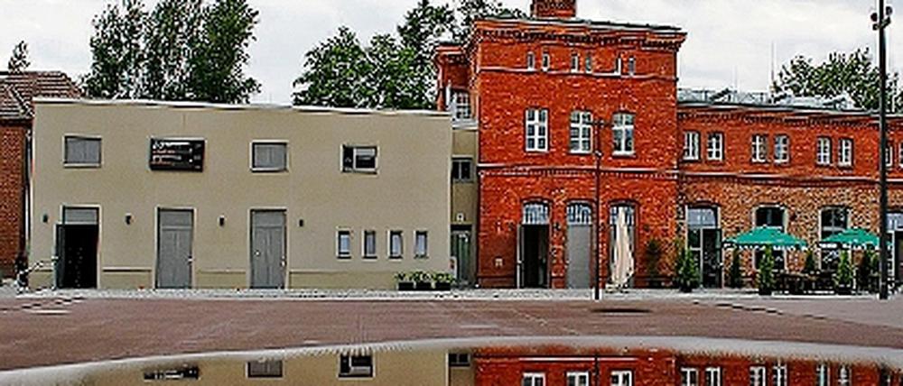 Dunkle Wolken: Das Waschhaus am gestrigen Nachmittag.