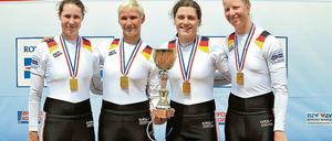 Sieger. Stephanie Schiller, Tina Manker, Julia Lepke und Peggy Waleska (v. r.)