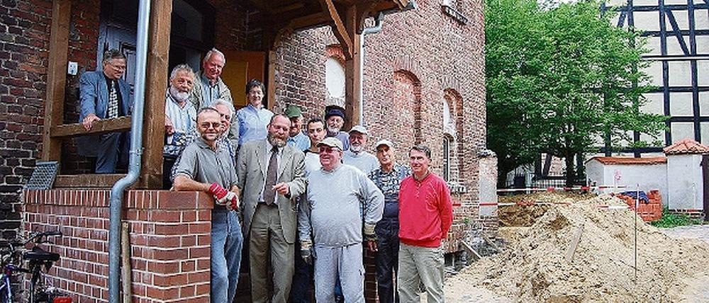 Landrat Wolfgang Blasig wurde gestern am Mehrgenerationenhaus begrüßt.