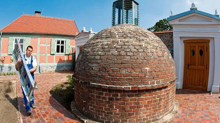 Das Jüdische Ritualbad besteht aus einer Mikwe und dem Tempeldienerhaus.