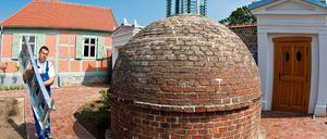 Das Jüdische Ritualbad besteht aus einer Mikwe und dem Tempeldienerhaus.