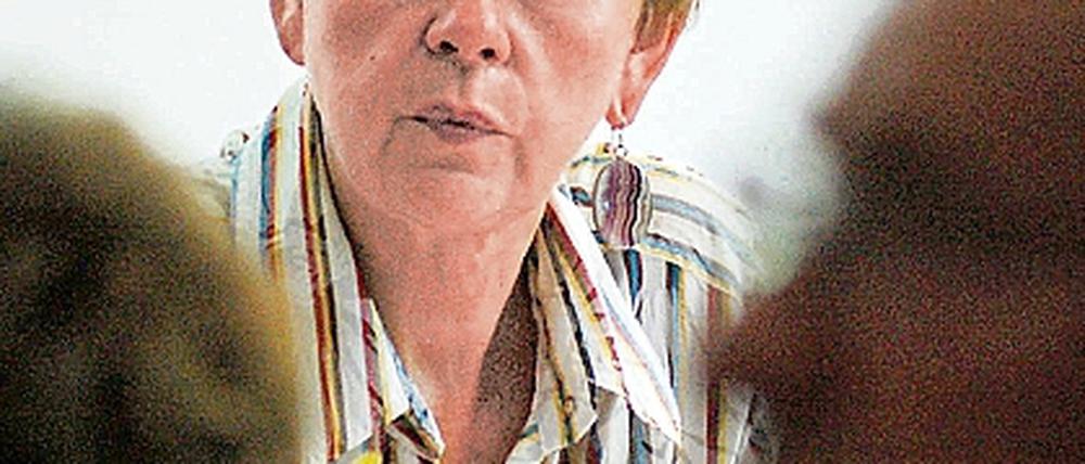Baudezernentin Elke von Kuick-Frenz bei der Versammlung am Dienstag.