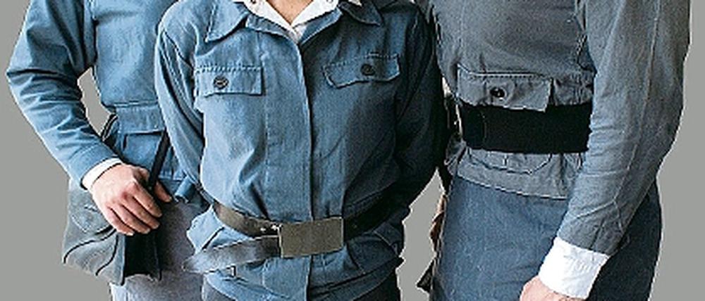 Die Drei von der Tuntensicherheit. Heute tritt das Travestie-Varieté beim ersten Terrassenfest am Nauener Tor auf.