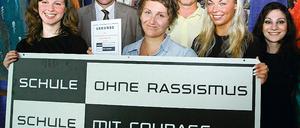 Vergeben. Der Titel Schule ohne Rassismus  Schule mit Courage.