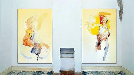 Entstellte Götter. Venus und Mars im Diptychon von Andy Kern.