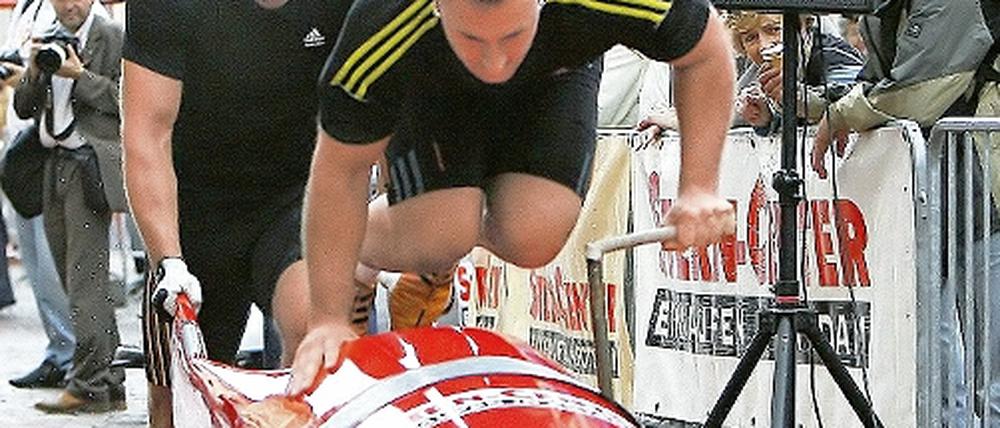 Titelverteidiger. Kevin (links) und Lukas Kuske sind daheim die Favoriten.