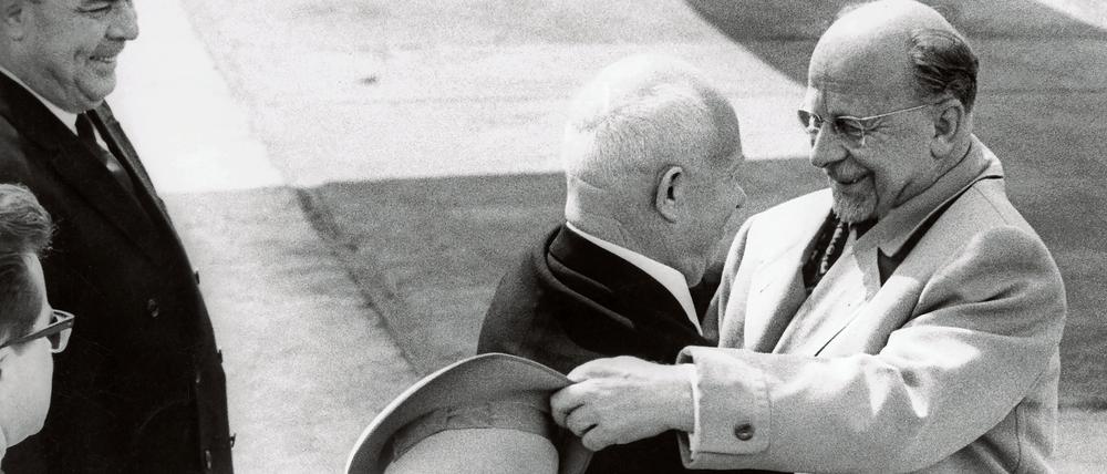 Auf Teilung eingestimmt. Walter Ulbricht hatte sein Vorgehen eng mit Nikita Chruschtschow abgestimmt.