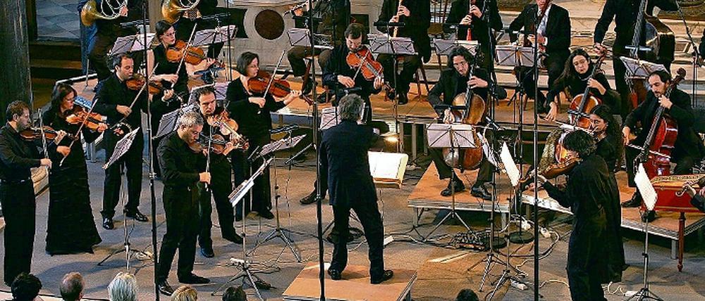 Il Giardino Armonico, ein berühmtes Orchester aus Italien, spielte Haydns Tageszeiten in der Friedenskirche. 